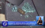 Exministro Serrano revela que asesino de Fausto Valdivieso está en Estados Unidos