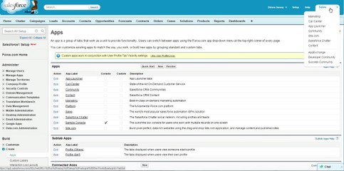 How to create your first app in Salesforce