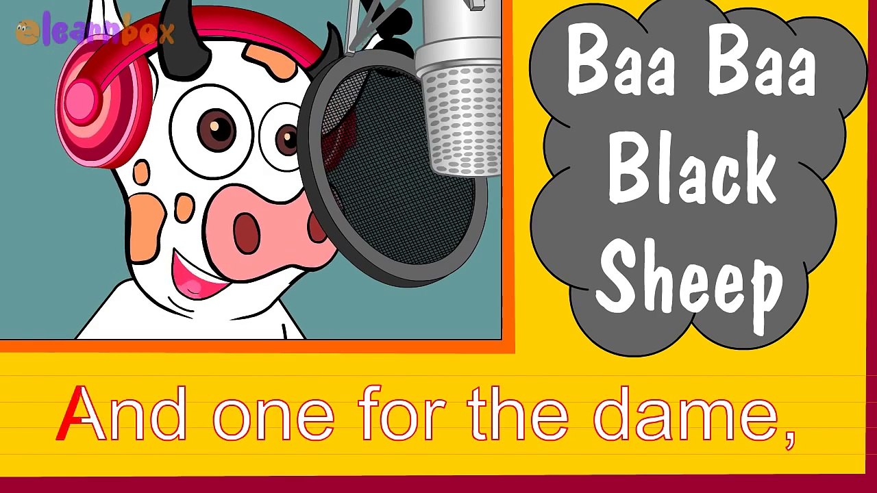 Baa Baa Black Sheep with Lyrics! Children Songs and Nursery Rhymes by elearnbox