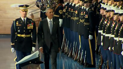 President Obama delivers farewell speech to US Armed Forces