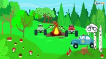 The Dump Truck Adventures with Diggers - Tiki Taki Cars - Cars & Trucks for Kids