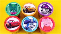 Peppa Pig PJ Masks Paw Patrol Disney Cars Play-doh Toy Surprises! Kids Stacking Cups Fun Toys video