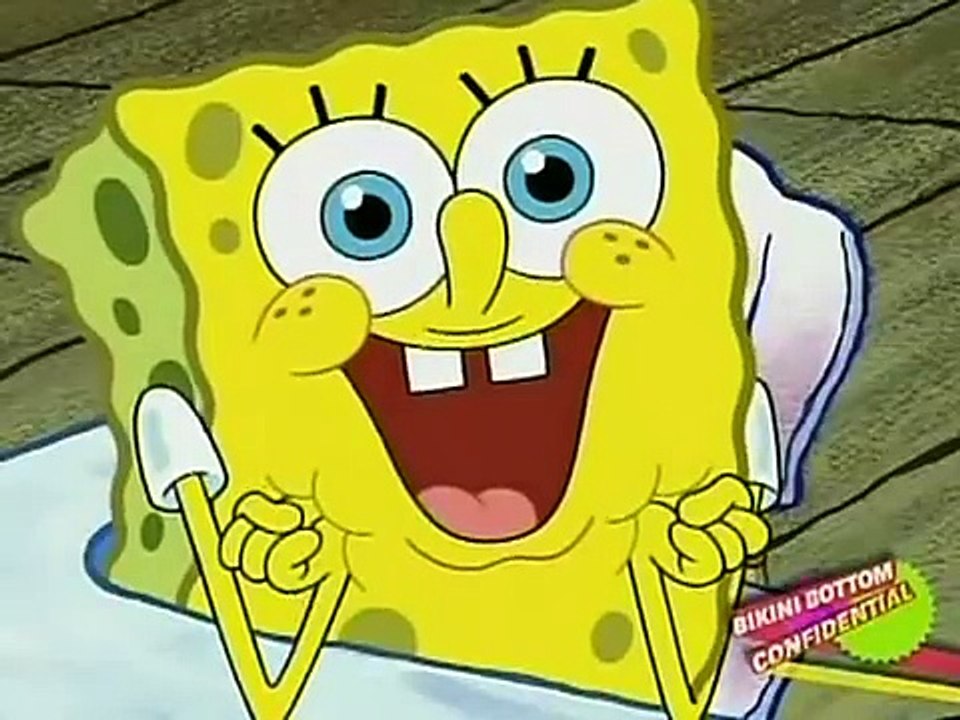 SpongeBob SquarePants breathing heavily