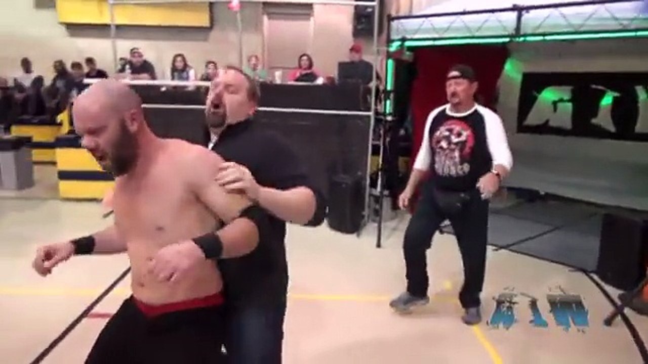 Terry Funk Attacks Eddie Kingston - Absolute Intense Wrestling