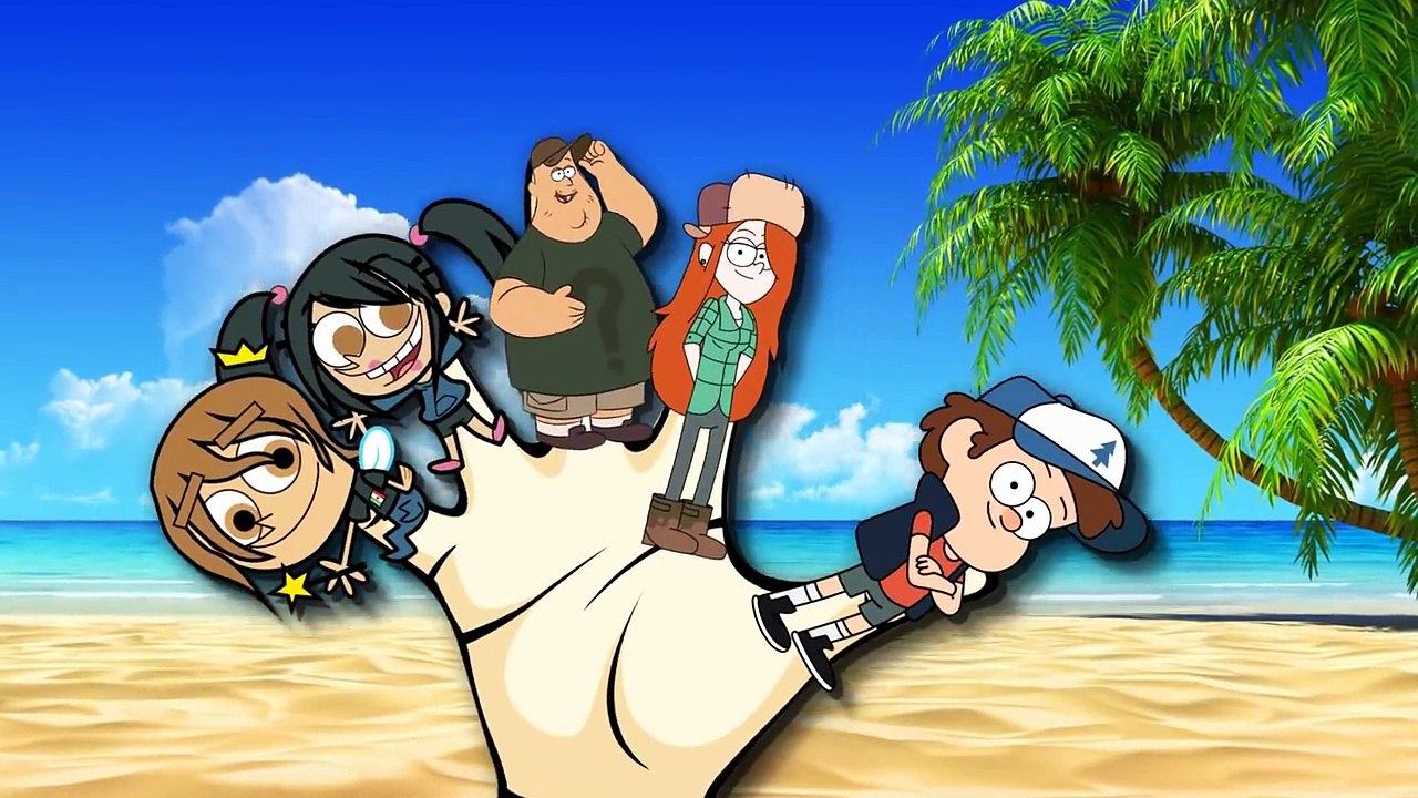 Finger Family Children Nursery Rhymes Gravity Falls Cartoon | Finger Family Rhymes For Children