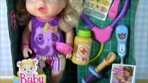 Baby Alive Better Now Baby Doll! Sick Dolly gets a medicine and shot!Baby gets a SURPRISE TOY!