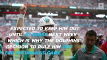 Ryan Tannehill not cleared to start; Matt Moore will start against the Steelers