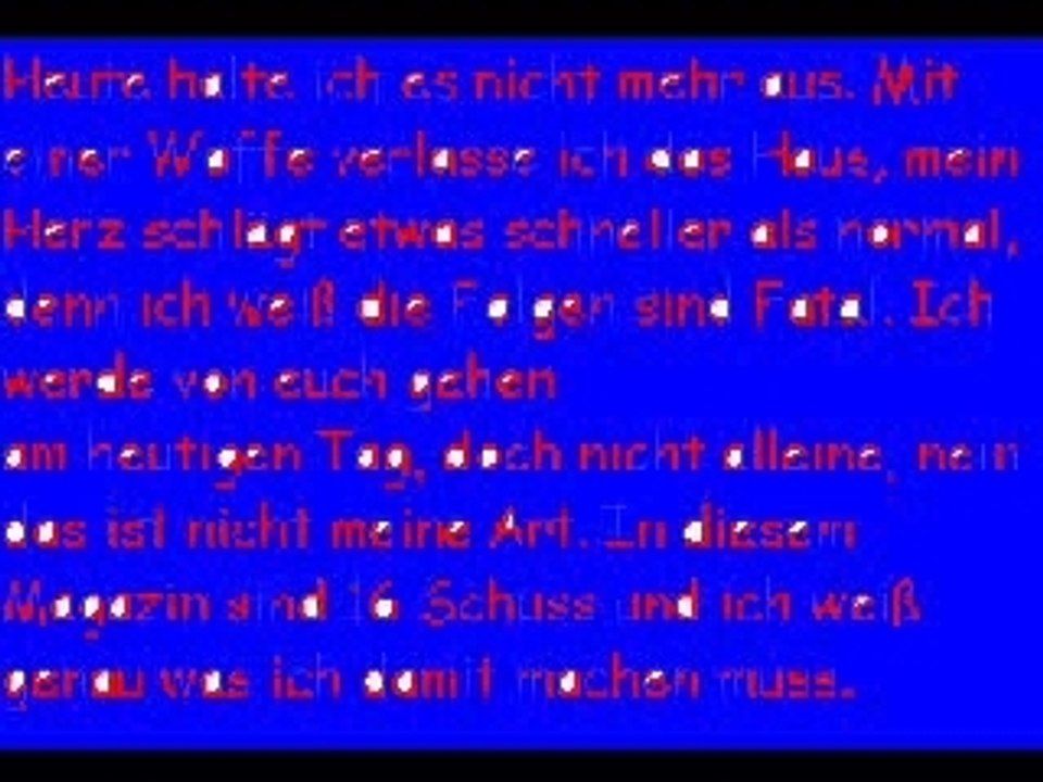 Mono für alle - Amoklauf