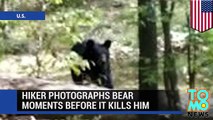Bear attacks and kills hiker  Darsh Patel photographed his killer moments before death