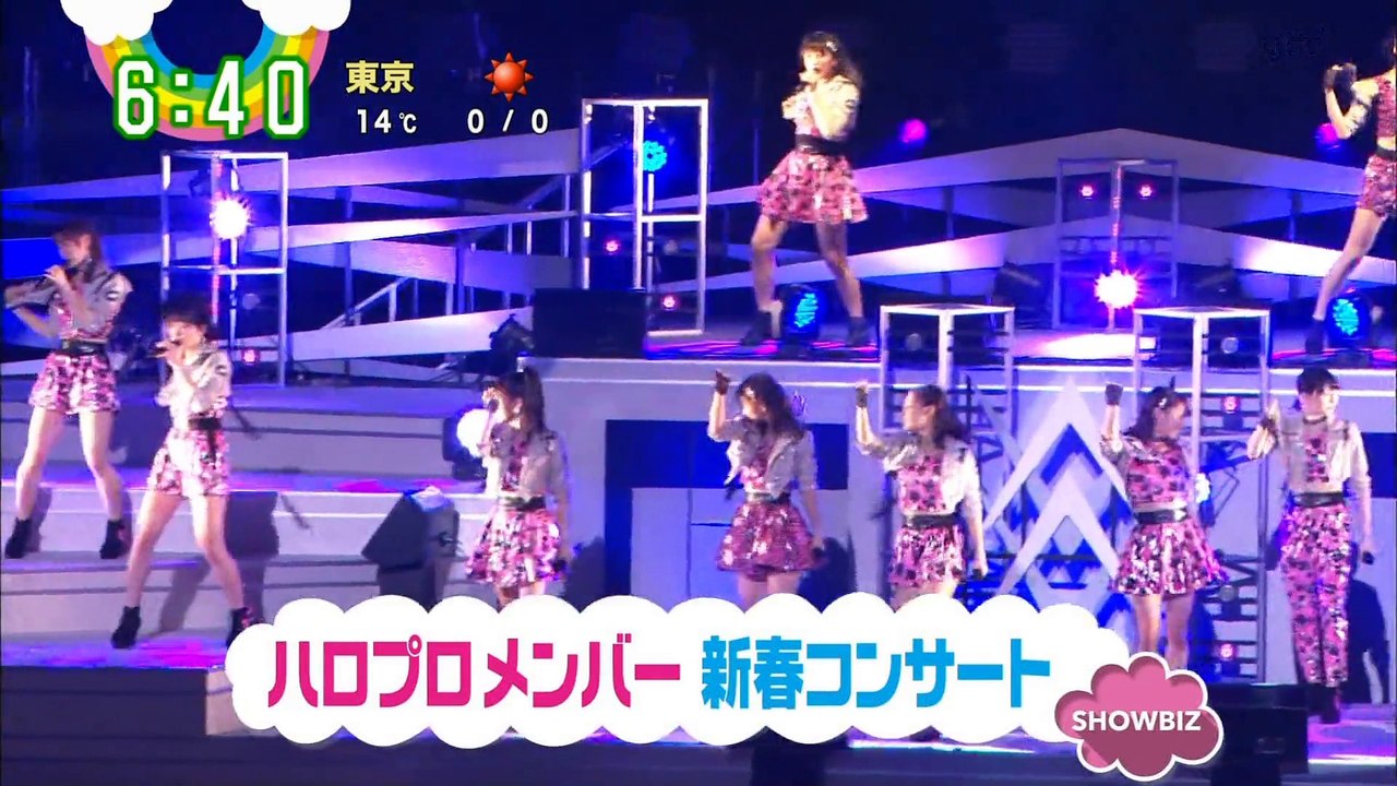 170104 ZIP! 「ハロプロメンバー 新春コンサート」