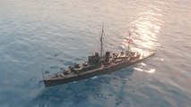 World of Warships Gameplay HERMELIN & BLACK SWAN Ships