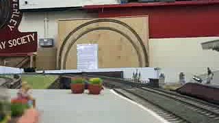 Model Rail at Carlisle Part 42_ The Scotsman's Polar Express coming through!