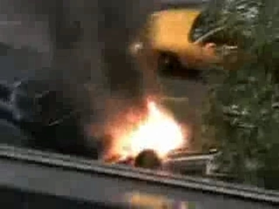 The Incredible Hulk Set Filming - Car Crash Scene