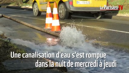 Gonesse : des habitants privés d'eau après une rupture de canalisation