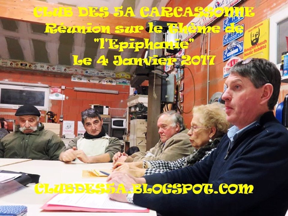 CLUB5A - RÉUNION ÉPIPHANIE LE 4 JANVIER 2017