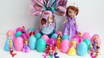 Princess Sofia The First & Doc McStuffins Surprise Eggs Easter Eggs Huevos Sorpresa Disney Toys