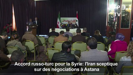 Syrie: le plan pour des négociations à Astana "compliqué" (Iran)