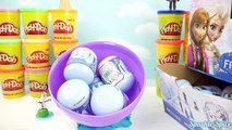 GIANT FROZEN Surprise Egg Play Doh - Disney Frozen Deluxe Mini Figurines with Rare Anna Elsa Olaf