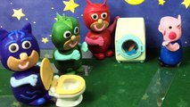 Peppa Pig Poo in Pants With PJ Masks Episode in Play-Doh Stop-Motion