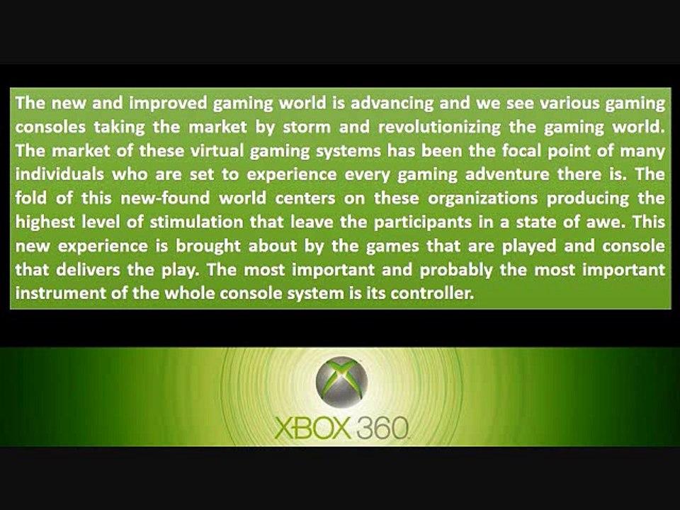 The New Age Of Xbox360 Controllers