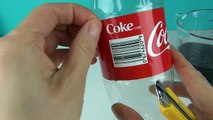 Giant Gummy Bear Coca Cola Bottle 如何制作可乐果冻布丁 Jelly Pudding Eatable DIY How to make it