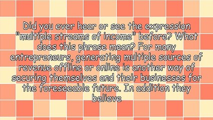 How To Generate Several Sources Of Affiliate Marketing Revenue