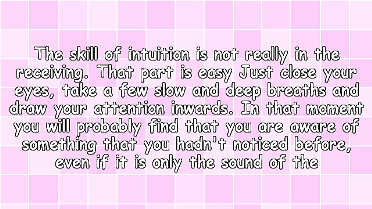 Intuition and the Skill of Interpretation