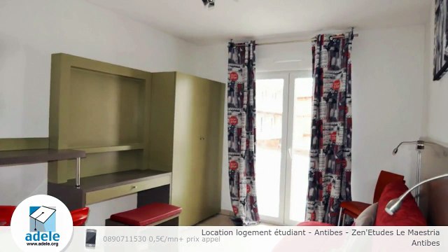 Location logement étudiant - Antibes - Zen'Etudes Le Maestria