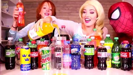 Frozen Elsa ARRESTED BY POLICE CAR! w/ Spiderman Babies Joker Maleficent Snow White! Super