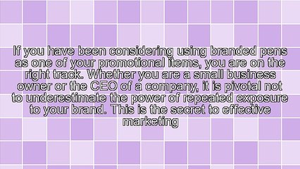 Perks of Promotional Items