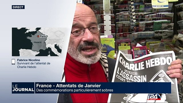 Commémorations sobres des attentats de Charlie Hebdo et de l'Hyper Cacher