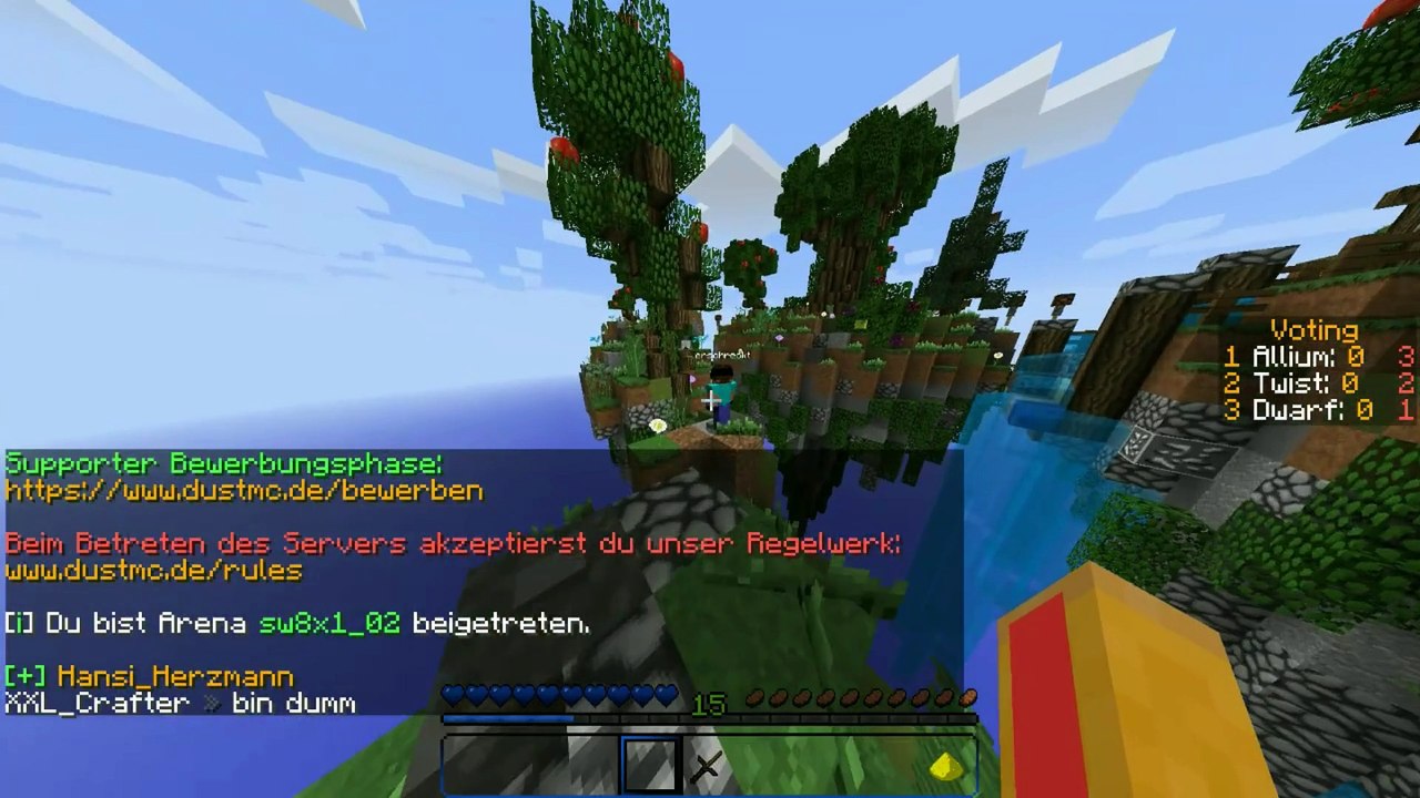 Minecraft Skywars #1 Hansi Herzmann Deutsch