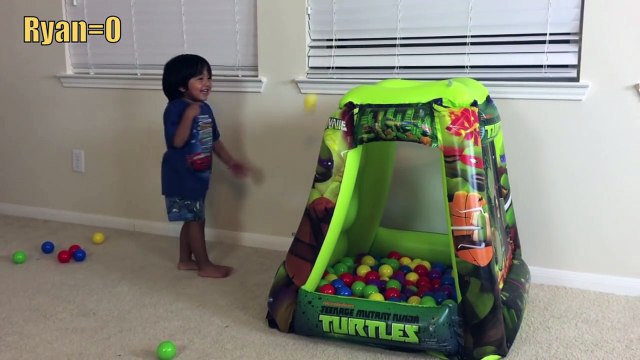 SURPRISE TOYS TMNT GIANT BALL PIT CHALLENGE Ninja Turtle Nickelodeon Ugglys Pet Shop kids Video