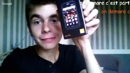 unboxing lg F70 sous android 4.4.2