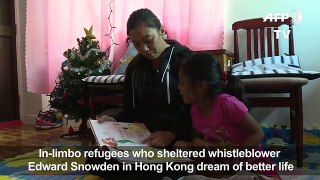 Hong Kong 'Snowden refugees' dream of better life