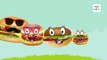 The Finger Family Burger Family Song | Burger Cartoon Daddy Finger Nursery Rhyme Songs