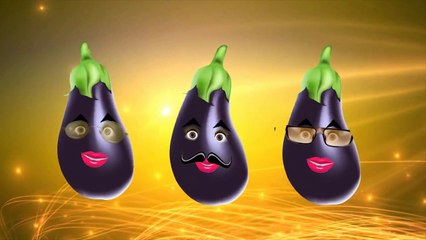 Finger Family Apple Orange Fruits For Children | Brinjal Finger Family Children Nursery Rhymes