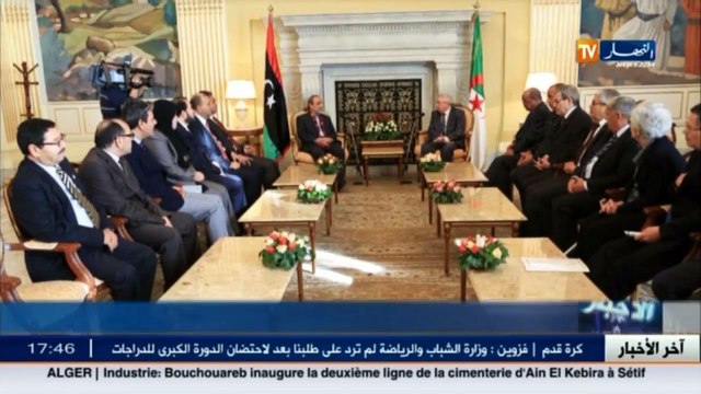 تعاون بن صالح يستقبل رئيس المجلس الأعلى للدولة الليبية