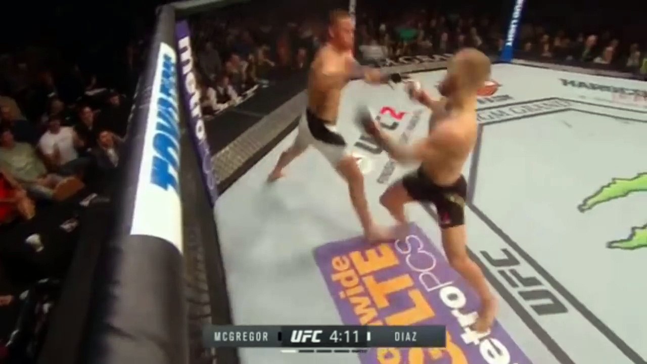 Conor McGregor Vs Nate Diaz Fight Highlights