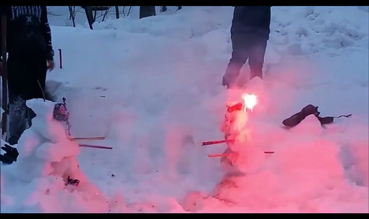Intense Snowman Battle