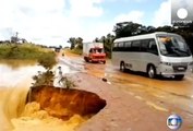 Flash Flood Swallows Bus