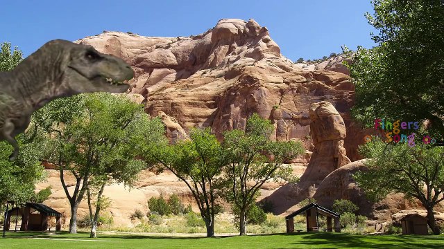 3D Finger Family DINOSAUR Nursery Rhymes for Childrens Babies and Toddlers | FINGER SONG