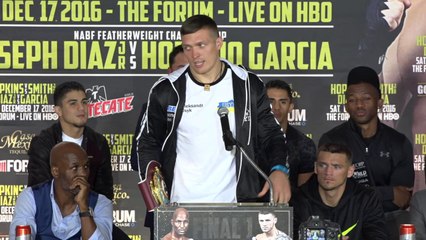 . @OleksandrUsyk Speaks about his fight on Saturday December 17th @TheForum