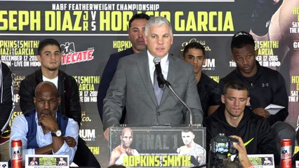 Joe DeGuardia, President and CEO of Star Boxing speaks at the #Final1 Press Conference