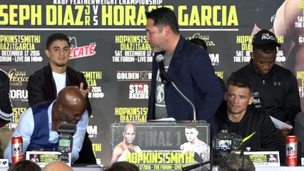 . @THEREALBHOP speaks at the #Final1 Press Conference - A One of a Kind Legend