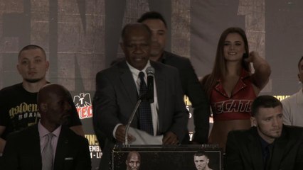 Tony Walker from HBO Speaks at the #Final1 Press Conference #HopkinsSmith