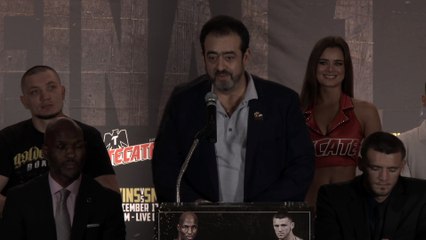 .@WBCBoxing Pepe Sulaiman speaks at the #Final1 #HopkinsSmithJr Press Conference