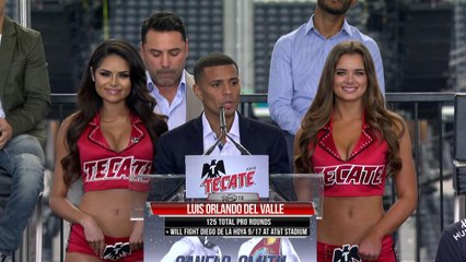 VIDEO: Luis Orlando Del Valle | Final Press Conference #CaneloSmith #boxing #ringtv #goldenboypromotions