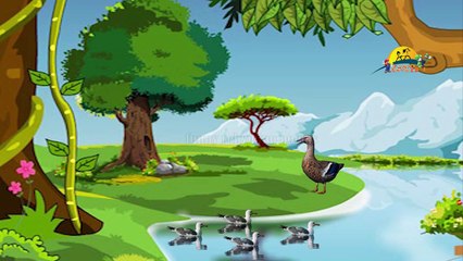 Five Little Ducks nursery children rhyme | Five little ducks kids song lyrics