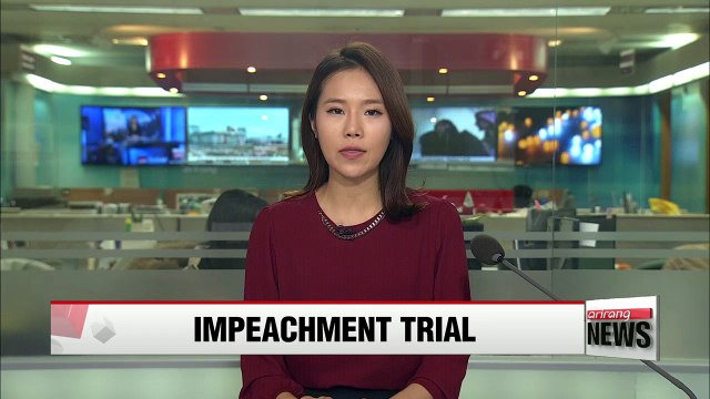 Constitutional Court holds second hearing on President Park's impeachment motion